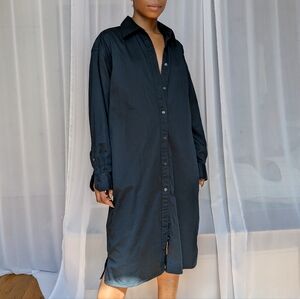 Uniqlo U Black Shirt Dress | Size S